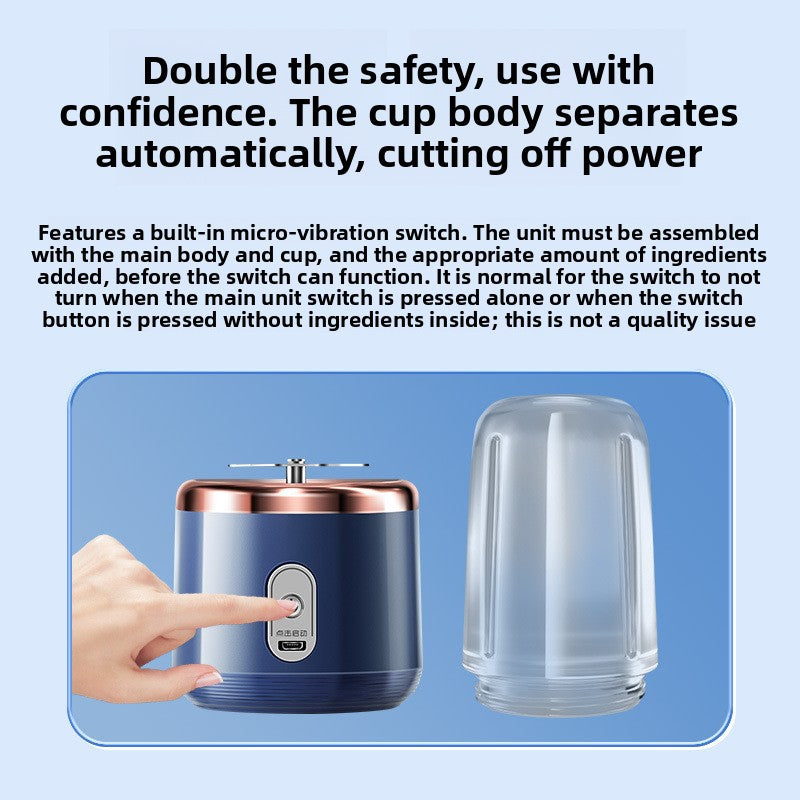 Portable USB Rechargeable Mini Juicer Blender